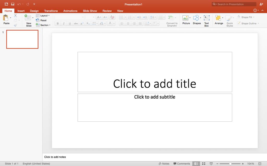 3 The New Interface of PowerPoint 2016 This version of PowerPoint introduces a new way to