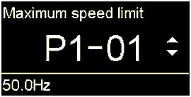 Down Button Used to decrease speed in real-time mode or to decrease parameter values in parameter edit mode 5.6.