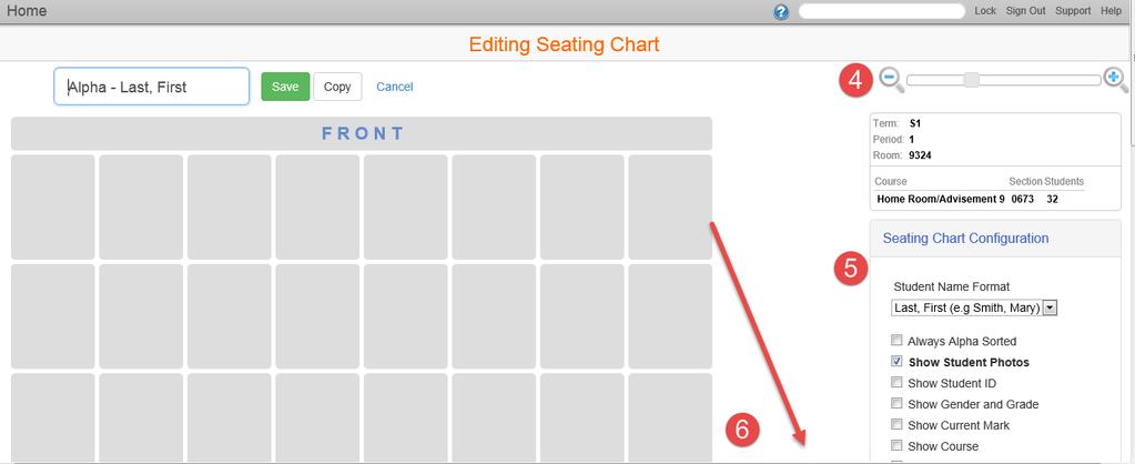 It is not used to enter students to the chart. Edit the name if desired.
