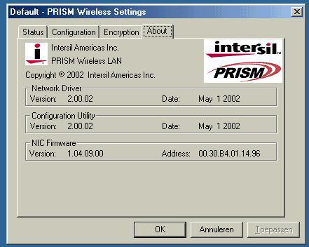 software drivers versions and MAC address (fig.07).