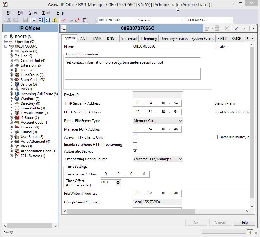 5. Configure Avaya IP Office This section provides the procedures for configuring IP Office.