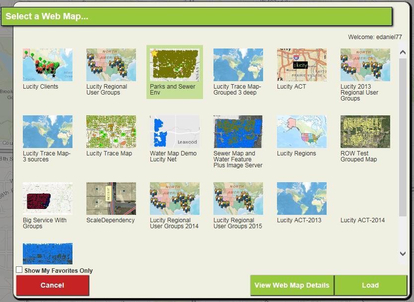 Swap Web Map Web maps consist of a basemap, optional data layers, and an extent. Web maps are created and shared within your portal.