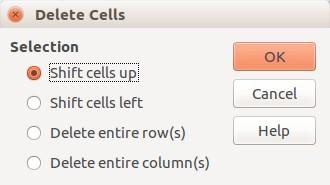 Deleting columns and rows Single column or row To delete a single column or row: Select a cell in the column or row you want to delete.