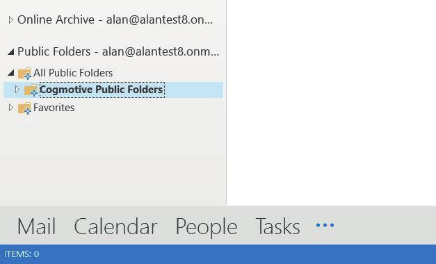Creating the Shared Contacts Public Folder Now your public folder environment is correctly configured and you can start creating the Contacts folder using Microsoft Outlook. 1.