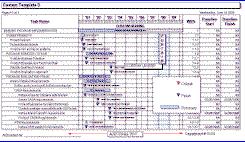 Import one of your Microsoft Project Schedules, customize the presentation Milestones chart and save it as a