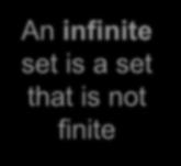 { } = 0 { 1 } = 1 { 1,1,2,3,8/4} = 3 For A, B finite sets: if A has size