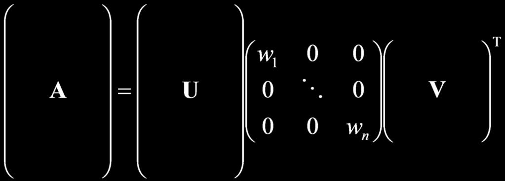 (svd(a,0) in Matlab) T