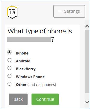 2. On the Enter Your Phone Number screen, select United States from the Country drop-down list, type your phone number in the Phone Number box, select the check box to confirm that it is the correct