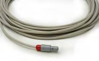Connection cables and adapters n Connection cable Trv IN for analog transducers Shielded measurement cable, 4-core, 10 m long, for connecting an analog transducer (potentiometer) to the Trv IN input.