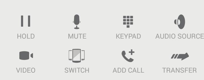 Touch the Switch icon and select Another device to push the call to whichever device is most convenient.