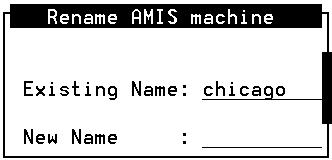 5 Intuity System AMIS Administration Ongoing Administration 5-49 2. Enter a remote machine name in the Machine Name field.