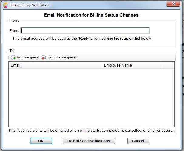 You will see a dialog box asking you to enter your email address.