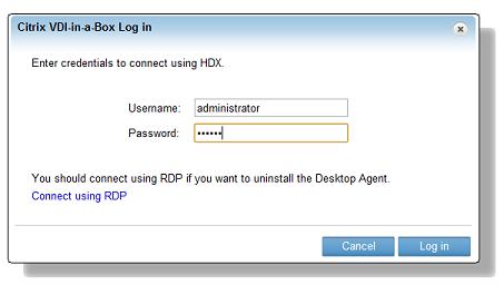 In the Citrix VDI-in-a-Box Log in dialog box, click Cancel to close it. 5. On the Edit Image page, click View. A list of prerequisites, in question format, appears.