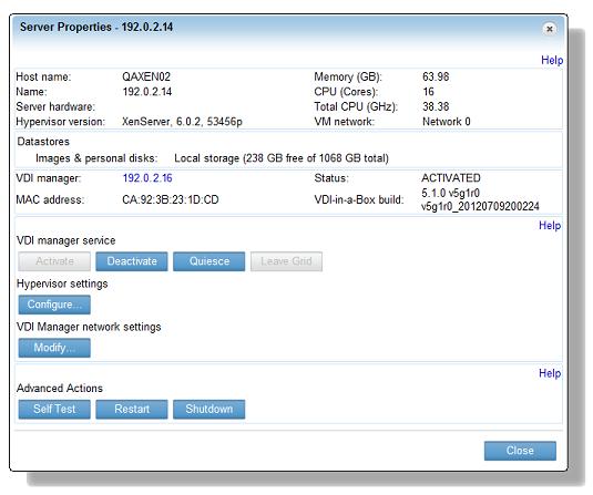 Manage a grid Jan 06, 2014 1. Import and power on the vdimanager appliance. 2. Note the IP address of the vdimanager and then use a web browser to log on to the vdimanager console (https://ipaddress/admin).