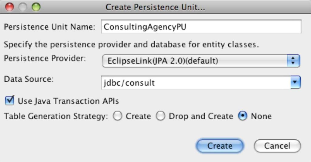 When using the wizard to create entity classes from a database, the IDE examines the relationships between database tables. In the Projects window, if you expand the jpa.