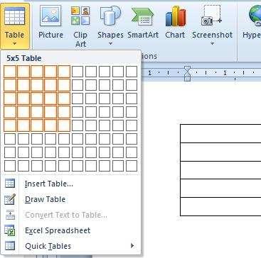 Word Tabs & Tables.docx Tables Tables Tables give you the ability to lay information out in columns and rows.
