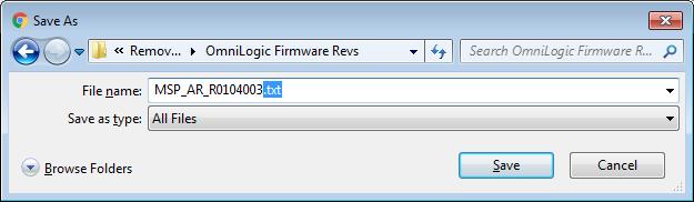 How To: Download Firmware To download the latest firmware to a USB drive go to www.hayward.