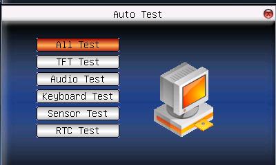 7. Auto Test The device can test various modules automatically to help the operator to judge the module with a fault quickly.