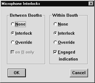 PREPARING FOR A CONFERENCE 3.4 ALTERING MICROPHONE SETTINGS Under microphone settings you can alter both the between-booth and the within-booth (inter-desk) microphone mode.
