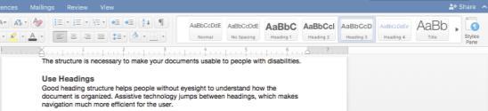 Creating Accessible PDFs Using Word to Create Accessible PDF Documents This documentation is designed to be a tool for students, faculty and staff.