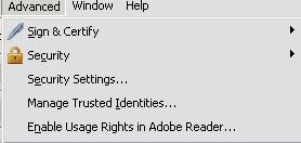 Previous version name was Enabling Usage Rights will grant the end user (typically in Adobe Reader) o Access to the text so a text reader can be layered on o Access to the Comment