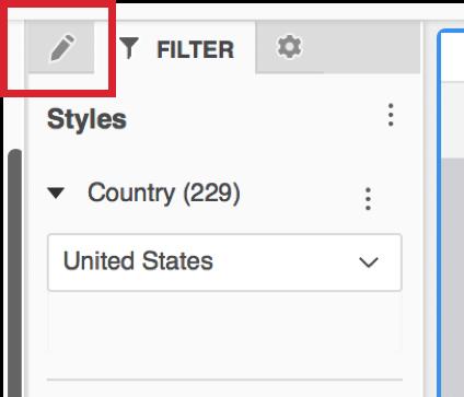 3. From the Country filter, select United States in the drop-down menu to filter your data to show only US cities. 4.