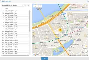 To view the location history of each device using GPX Viewer, follow the steps below: 1. Go to Devices & Users > Devices. 2.