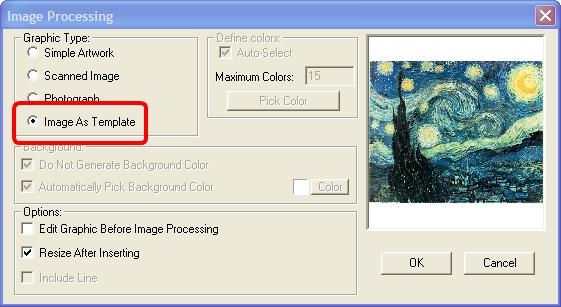 3. This will now take you to the Image Processing Box.