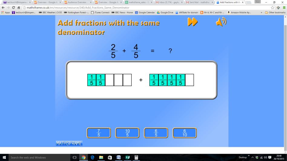 Add_Fractions_Same_Denominator Provides a visual representation to help children understand how to