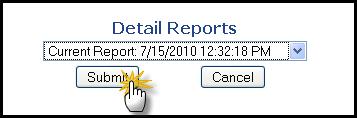Page 33 If there is only one report for the applicant, that will display. If you have run more than one screen on an applicant, you will be given a dropdown to select the report you want to view.