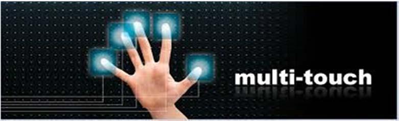 Multitouch Input Multitouch is a way of interacting with an application by touching a screen.