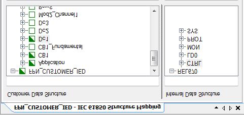 Section 8 Flexible product naming 1MRK 511 442-UEN A Removing the IED mapping Removing IED mapping is done in the IEC 61850 Structure Mapping Tool by right-clicking the mapping and selecting the