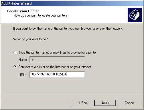4. Internet Printer Connection and HP Web JetAdmin IPP Overview Print server(s) support the Internet Printing Protocol (IPP).