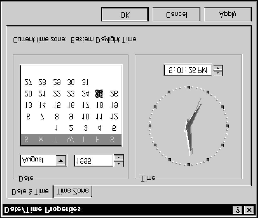 Lesson 15 - Changing Time Settings Windows NT Basics CHANGING THE DATE Usually the computer s date is set when the computer is assembled and, if the batteryoperated clock/calendar is working