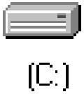 Lesson 8 - Using My Computer Windows NT Basics 1. Double-click the icon representing the drive where the program is stored. The drive window opens and displays available folders and files. 2.