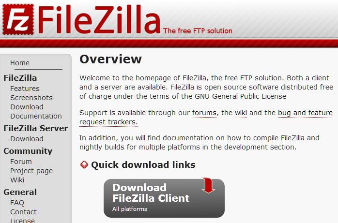 Go to http://filezilla-project.org/ 2.