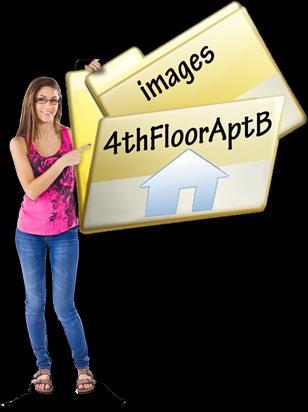 Set up the file structure Module 1 Structure The name 4thFloorAptB is actually the address where your website will live on the internet, but