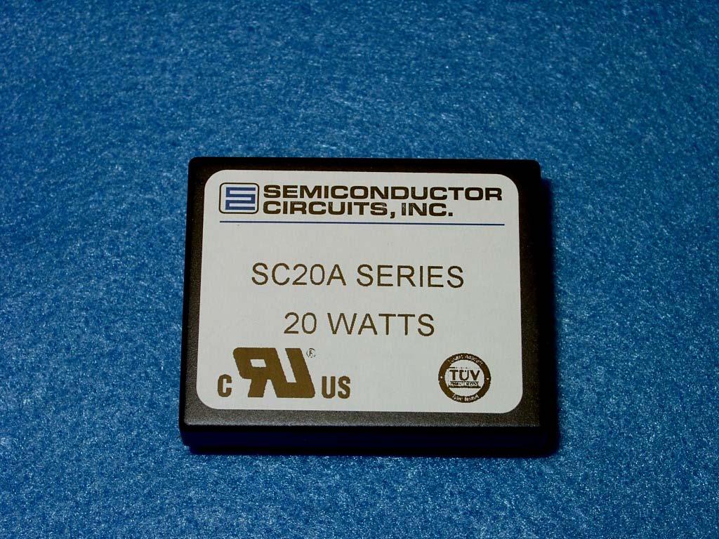 SC20A DP Series Series 20 Watts Single/Dual Outputs INPUT Voltage Range 9-36 Vdc 18-75 Vdc 36-75 Vdc Reverse Polarity Protected To Nominal Input Current External Fuse Required Remote On/Off Control