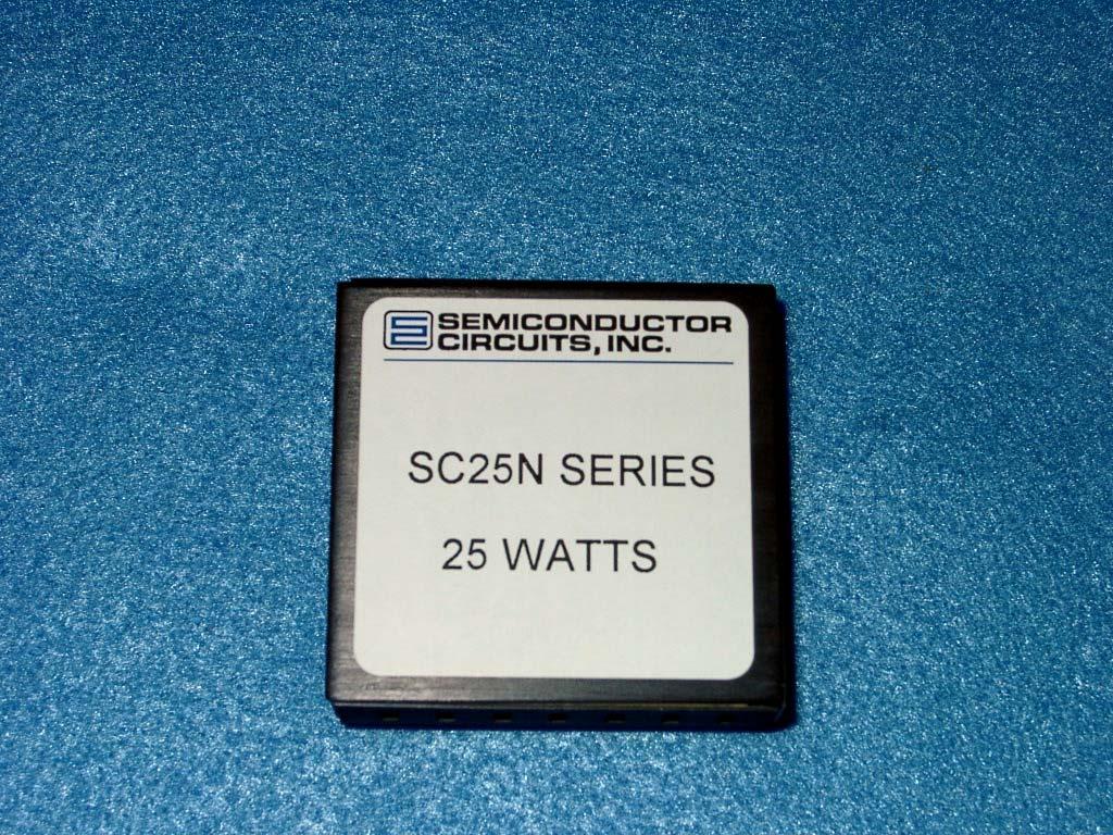 SC25N DP Series Series 25 Watts Single/Dual/Triple Outputs INPUT Voltage Range 9-18 Vdc 18-36 Vdc 36-75 Vdc Reverse Polarity Protected To Nominal Input Current External Fuse Required Remote On/Off
