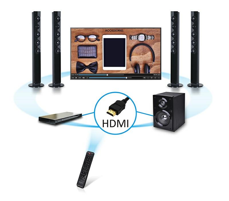 Control Multiple HDMI Devices With HDMI CEC functionality, remote controller signals can be transmitted via HDMI cable to connected HDMI