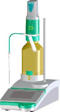 2.5 Setting up tubings and tips Placing an 800 Dosino with dosing unit 1 2 NOTE In the manual for the 807 Dosing Unit, you will find information about assembling the dosing unit and mounting it on