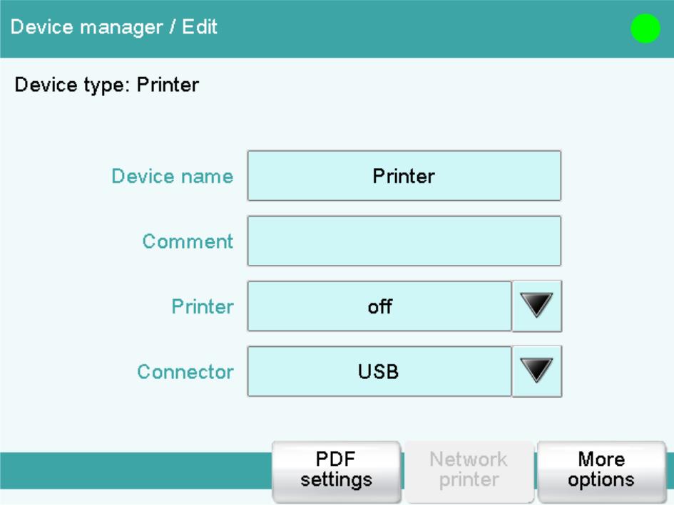 5.4 Configuring a printer 5.4 Configuring a printer If you wish to print out results and titration curves, then you must configure the printer in the device manager.