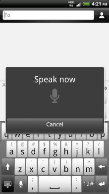 Voice/Text Input Task On Gingerbread On Ice Cream Sandwich Voice Input Engine Basic. Can only take 2-3 sentences at a time.