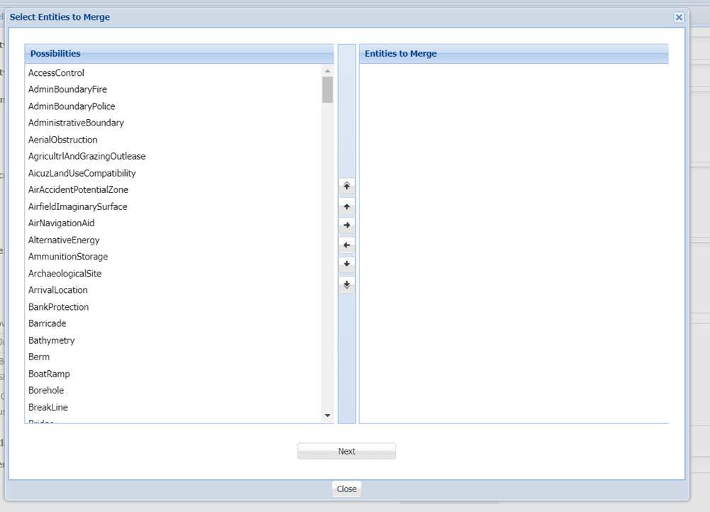 3.3.3.5 Create New Merged Entity / Merge Entities into this Entity Entities in a child adaptation can be merged together.