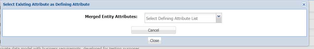 Selecting the Cancel button skips this step and displays a blank Declare Defining Attribute/Enumerant window.