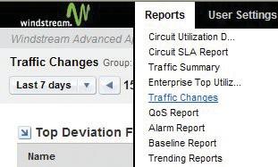Interface Reports 12.5.4 12.5.5 Opening the Interface Details Report To drill down to more detailed, Interface QoS Reporting-specific data for the selected interface, click on the Top Interface Report.