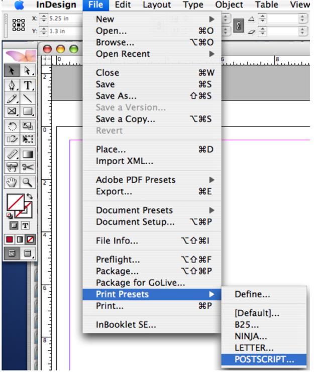 InDesign Crating a