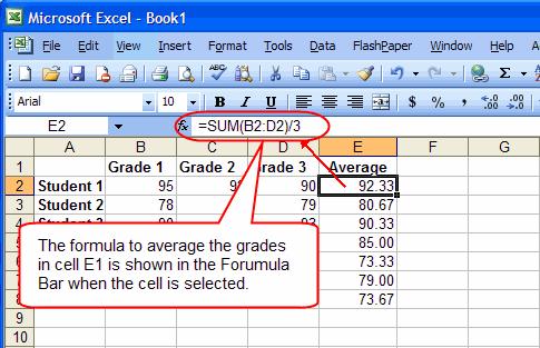 Grades and Functions In this chapter, you will practice adding functions to your spreadsheet. You will accomplish the following: 1.