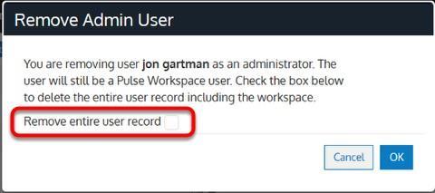 Note: If Role is set to Read Only Admin, then the user will not be given the permissions to create/update/ delete functions.