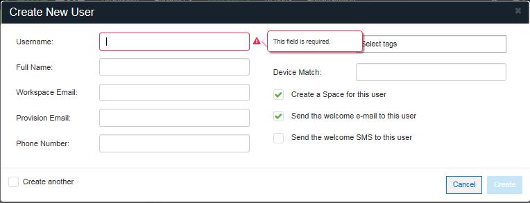 User Management Pulse One users with a Workspace license entitlement will be able to manage Workspace from the Workspaces tab.